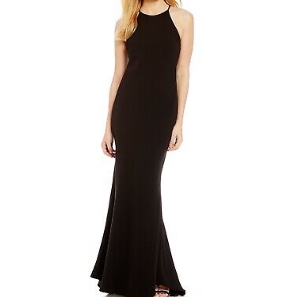 Calvin Klein - Black floor length gown